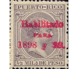 Overprints - Caribbean / Puerto Rico 1898