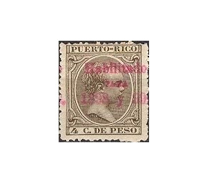 Overprints - Caribbean / Puerto Rico 1898 - 4