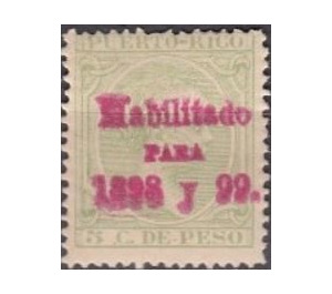 Overprints - Caribbean / Puerto Rico 1898 - 5