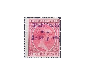 Overprints - Caribbean / Puerto Rico 1898 - 8