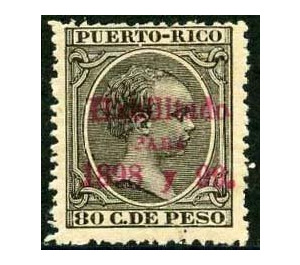 Overprints - Caribbean / Puerto Rico 1898 - 80