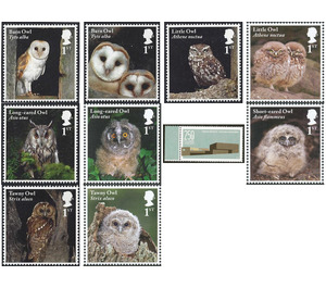 Owls - United Kingdom / Northern Ireland Regional Issues 2018 Set