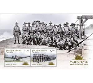 Pacific Peace Souvenir Sheet - Norfolk Island 2020