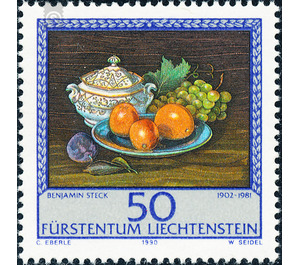 painting  - Liechtenstein 1990 - 50 Rappen
