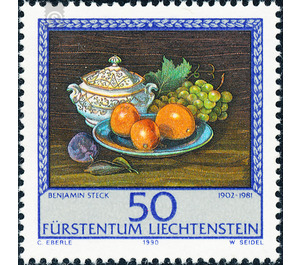 painting  - Liechtenstein 1990 - 50 Rappen