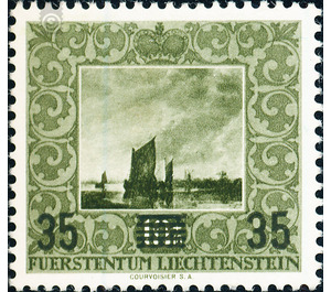 Painting with imprint  - Liechtenstein 1954 - 35#10