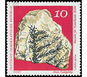 Paleontological collections from the Museum of Natural History in Berlin  - Germany / German Democratic Republic 1973 - 10 Pfennig