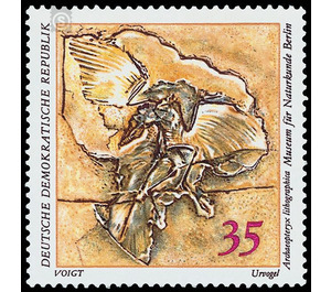 Paleontological collections from the Museum of Natural History in Berlin  - Germany / German Democratic Republic 1973 - 35 Pfennig