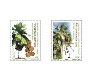 Palm Tree Species of Polynesia (2021) - Polynesia / French Polynesia 2021 Set