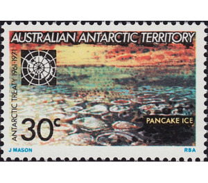 Pancake ice - Australian Antarctic Territory 1971 - 30