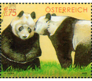panda  - Austria / II. Republic of Austria 2003 - 75 Euro Cent