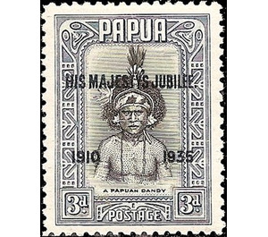 Papuan Dandy - overprinted - Melanesia / Papua 1935 - 3