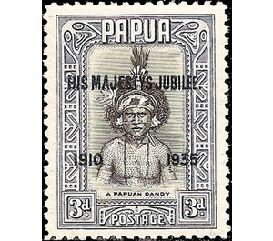 Papuan Dandy - overprinted - Melanesia / Papua 1935 - 3