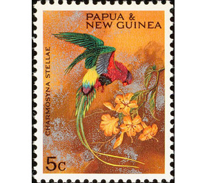 Papuan Lorikeet (Charmosyna papou stellae) - Melanesia / Papua and New Guinea / Papua New Guinea 1967 - 5