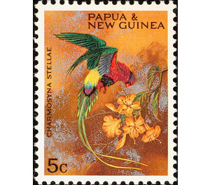 Papuan Lorikeet (Charmosyna papou stellae) - Melanesia / Papua and New Guinea / Papua New Guinea 1967 - 5