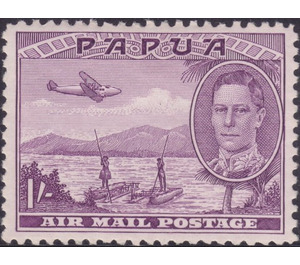 Papuans Poling Rafts - Melanesia / Papua 1939 - 1