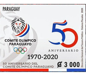 Paraguay Olympic Committee, 50th Anniversary - South America / Paraguay 2020