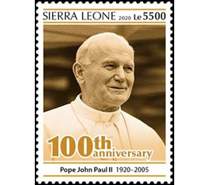 Pastoral Visits of Pope John Paul II - West Africa / Sierra Leone 2020