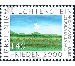 Peace 2000  - Liechtenstein 2000 - 140 Rappen