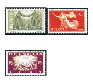 peace contract  - Switzerland 1919 Set