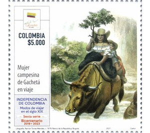 Peasant Woman Travelling, Gachetá - South America / Colombia 2021