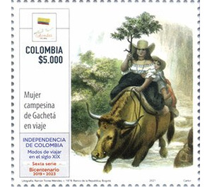 Peasant Woman Travelling, Gachetá - South America / Colombia 2021