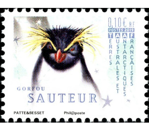 Penguins (2019 Imprint Date) - French Australian and Antarctic Territories 2019 - 0.10
