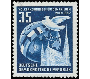 Peoples congress for peace  - Germany / German Democratic Republic 1952 - 35 Pfennig