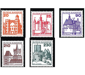 Permanent series: castles and palaces  - Germany / Federal Republic of Germany 1979 Set