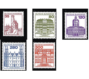 Permanent series: castles and palaces  - Germany / Federal Republic of Germany 1982 Set