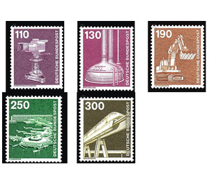 Permanent series: industry and technology  - Germany / Federal Republic of Germany 1982 Set