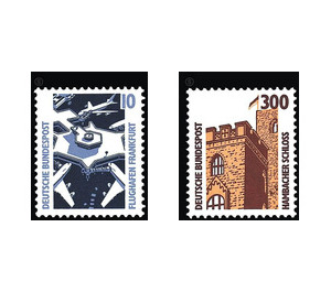 Permanent series: sights  - Germany / Federal Republic of Germany 1988 Set