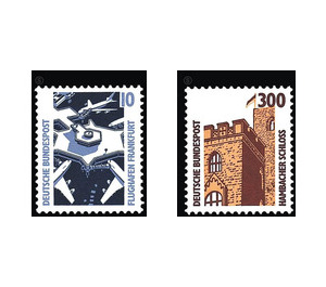 Permanent series: sights  - Germany / Federal Republic of Germany 1988 Set