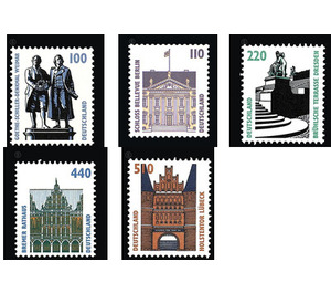 Permanent series: sights  - Germany / Federal Republic of Germany 1997 Set