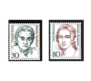 Permanent series: Women of German History  - Germany / Federal Republic of Germany 1986 Set