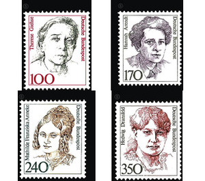 Permanent series: Women of German History  - Germany / Federal Republic of Germany 1988 Set