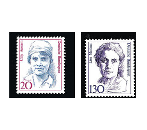 Permanent series: Women of German History  - Germany / Federal Republic of Germany 1988 Set