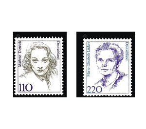 Permanent series: Women of German History  - Germany / Federal Republic of Germany 1997 Set