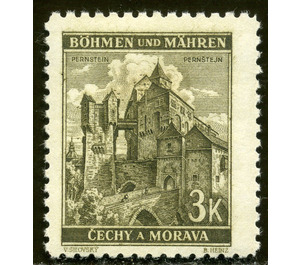 Pernstein / Pernštejn - Germany / Old German States / Bohemia and Moravia 1942 - 3