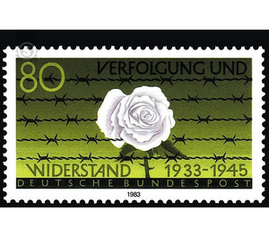 Persecution and Resistance 1933-1945  - Germany / Federal Republic of Germany 1983 - 80 Pfennig