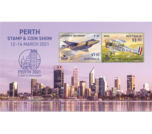 Perth Stamp And Coin Show - Air Force Centenary - Australia 2021