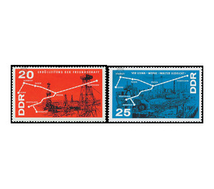 petrochemistry  - Germany / German Democratic Republic 1966 Set