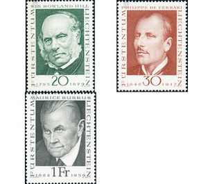 philatelists  - Liechtenstein 1968 Set