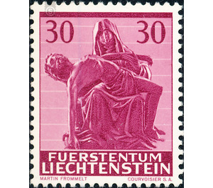 Pieta  - Liechtenstein 1962 - 30 Rappen