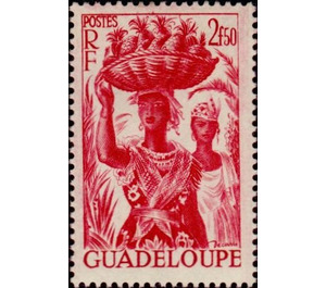 Pineapple - Caribbean / Guadeloupe 1947 - 2.50
