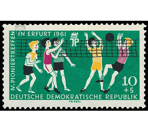 Pioneer meeting, Erfurt  - Germany / German Democratic Republic 1961 - 10 Pfennig