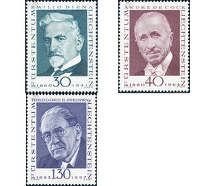 Pioneers of philately  - Liechtenstein 1972 Set