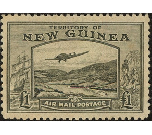 Plane over Bulolo Goldfield - Melanesia / New Guinea 1939 - 1