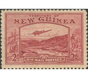 Plane over Bulolo Goldfield - Melanesia / New Guinea 1939 - 2