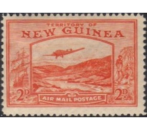 Plane over Bulolo Goldfield - Melanesia / New Guinea 1939 - 2